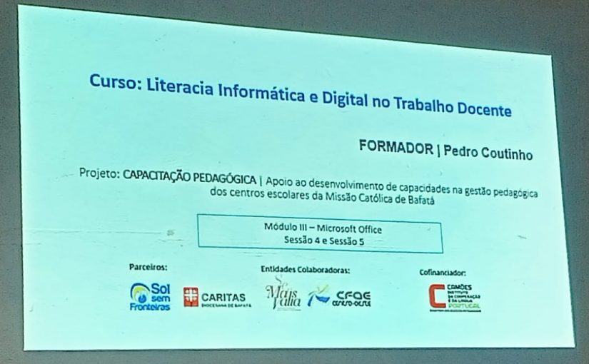 Guiné-Bissau: ’Literacia Informática e Digital no Trabalho Docente’